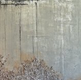 meanwhile..., terre, pigments, encre de chine 70x70cm